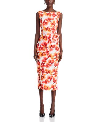 Madie Printed Midi Dress