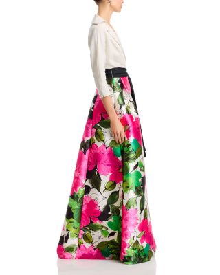 Taffeta Shirt Dress Gown