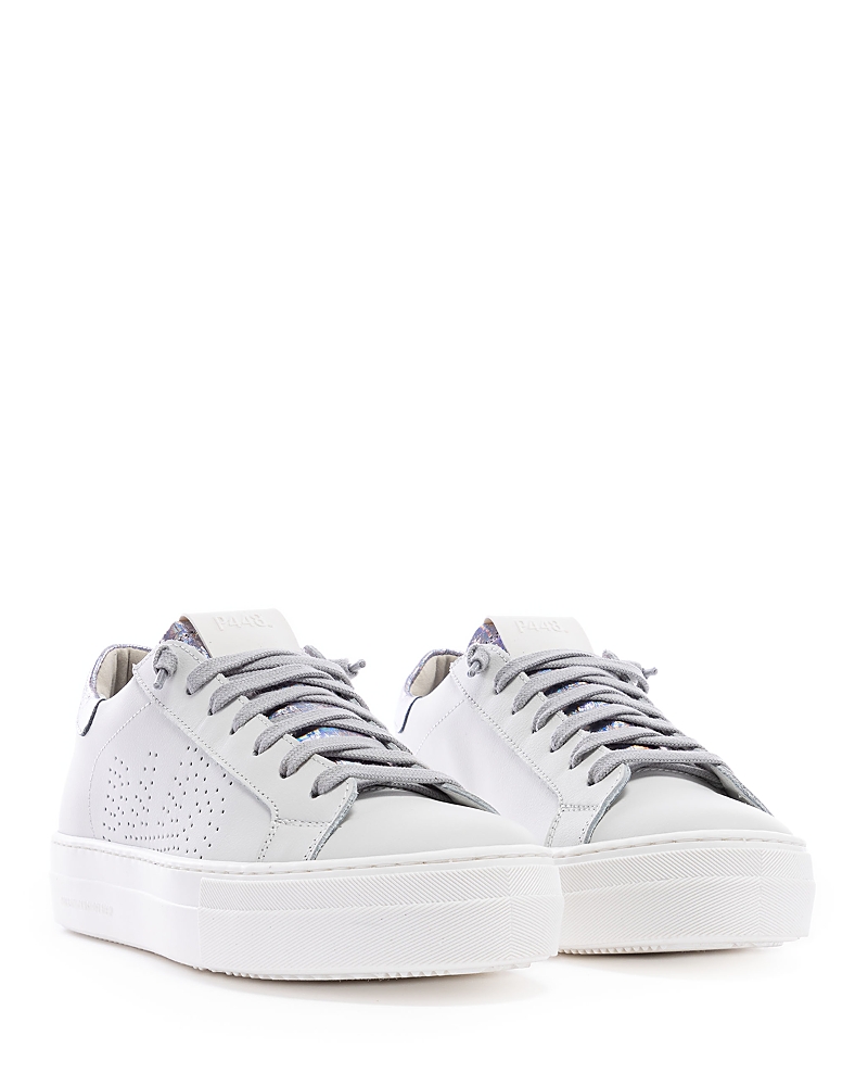 P448 Women's Thea 2 Sneakers In Metallic White