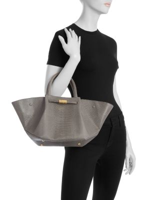 The Mini New York Embossed Leather Tote