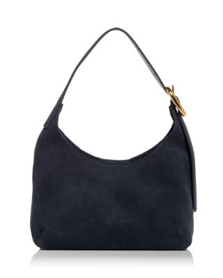 Puff Suede Shoulder Bag