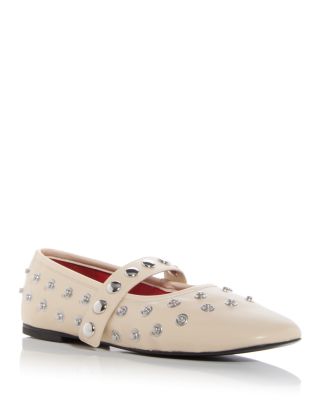 Stella McCartney - Women's Ryder Embellished Mary Jane Flats