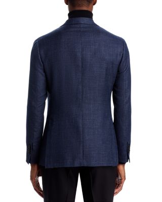 Kei Melange Hopsack Unstructured Regular Fit Sport Coat
