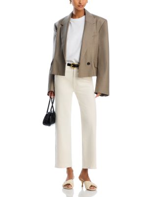 The Rambler High Rise Ankle Straight Jeans