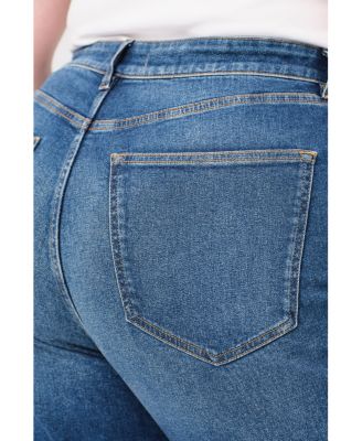 RFD Plus High Rise Straight Jeans in Goodtimes