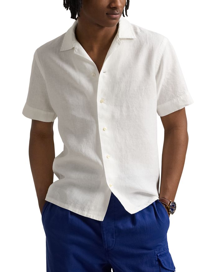 Polo Ralph Lauren Classic Fit Short-Sleeve Linen Camp Shirt