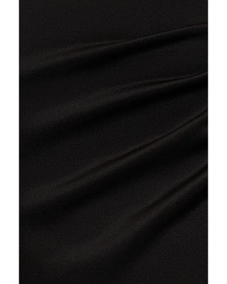 Long Scuba Illusion Dress - Exclusive