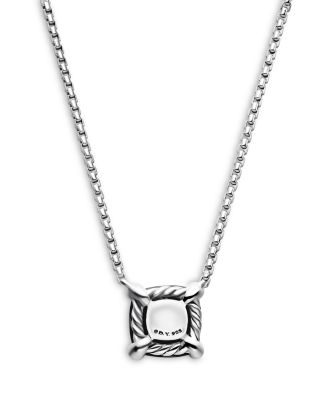 Ch&acirc;telaine&reg; Pendant Necklace with Black Onyx and Diamonds, 18"