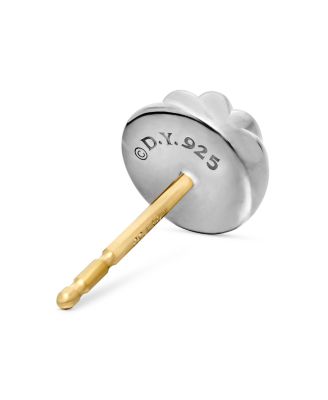 Sculpted Cable Earrings, 8mm