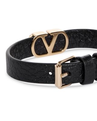 VLogo Leather Bracelet