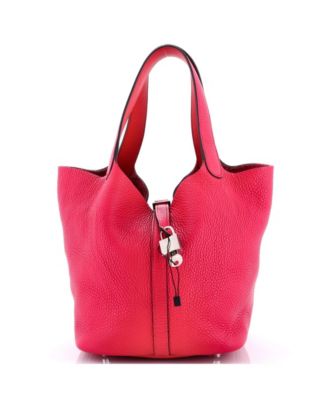 Pre-Owned HERMÈS - MM Eclat Picotin Lock Bag Clemence with Swift