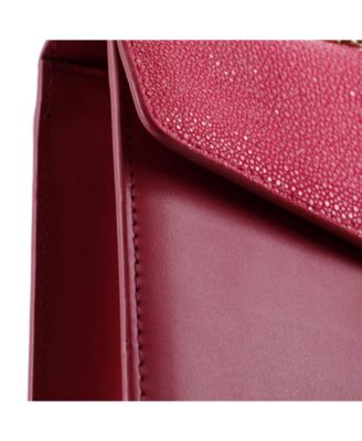 Serpenti Forever Square Shoulder Bag Leather and Stingray