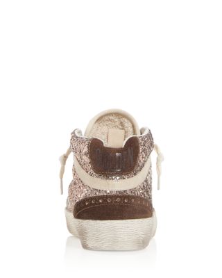 Unisex Mid Star Embellished Mid Top Sneakers