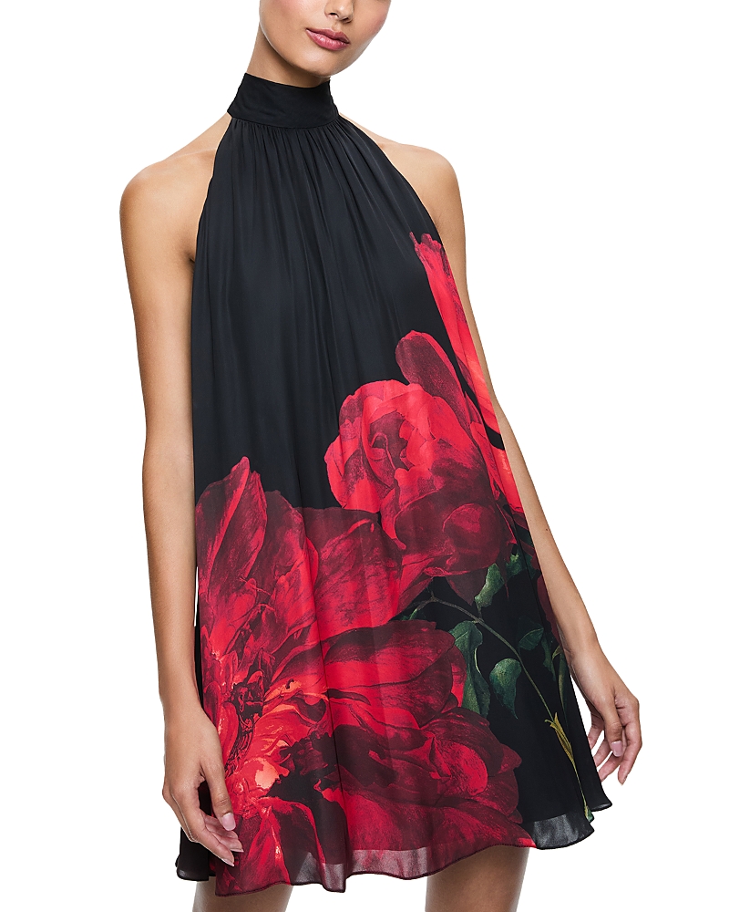 Alice and Olivia Corine Halter Dress