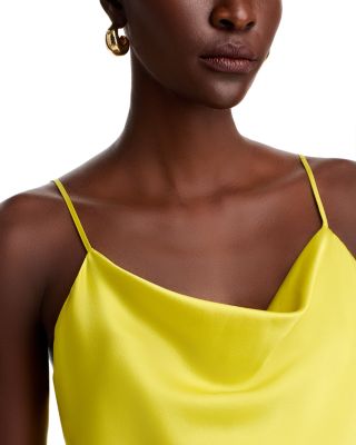 Marta Cowl-Neck Silk Cami