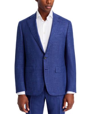 Canali Capri Wool, Silk & Linen M&eacute;lange Slim Fit Suit