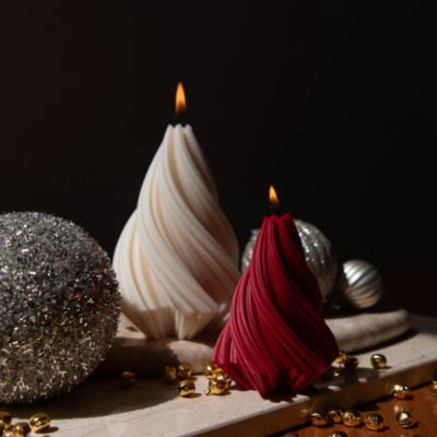 Moname Swirl Candles, Set of 2