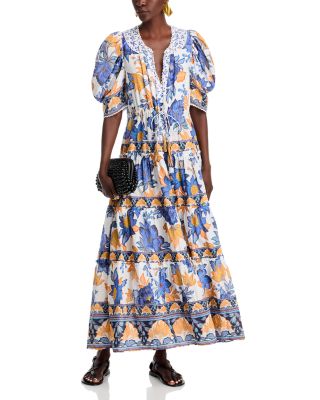 Summer Flowers Maxi Dress