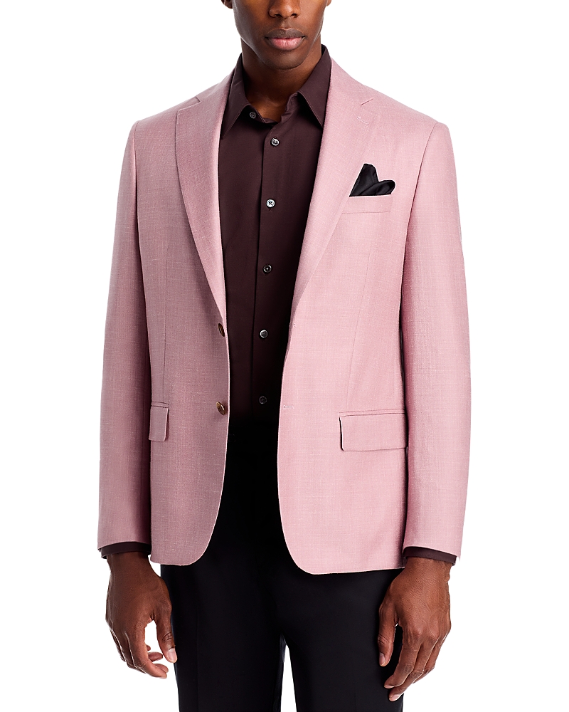 Robert Graham Wool, Silk & Linen Slim Fit Sport Coat In Pink