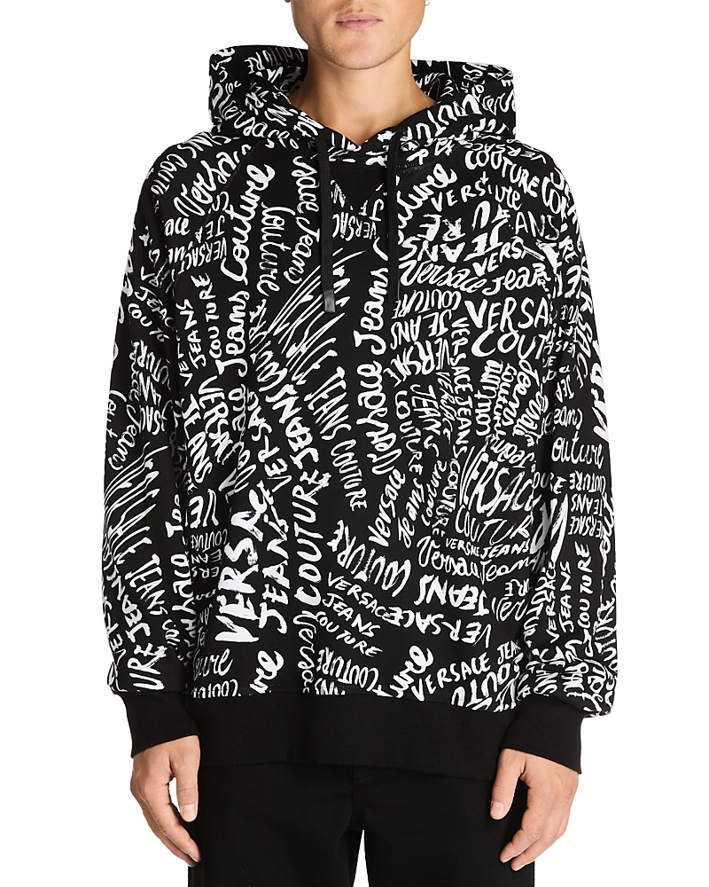 Versace Jeans Couture Logomania Regular Fit Print Hoodie