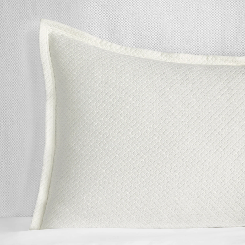 Sferra Rombo Cotton Diamond Matelasse Euro Sham