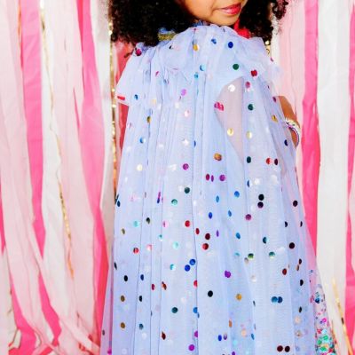Girls' Confetti Cape - Little and Big Kid