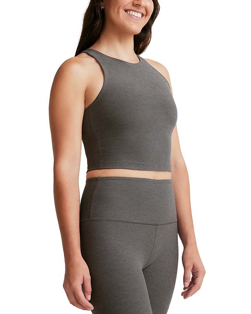 BEYOND YOGA SPACEDYE REFOCUS CROPPED TANK TOP