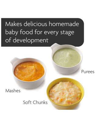 One Step™ Baby Food Maker Deluxe: Steamer & Blender For Homemade Baby Food