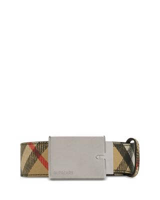 Burberry - Men's Reversible Check B Cut Belt