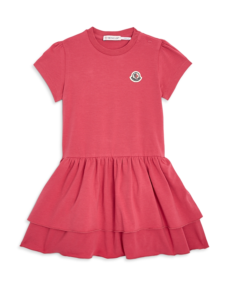 Moncler Girls' Ruffle Hem Dress - Baby, Little Kid, Little Kid In Red