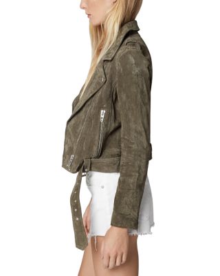 Suede Moto Jacket