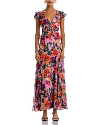Flutter Sleeve Maxi Dress - Exclusive