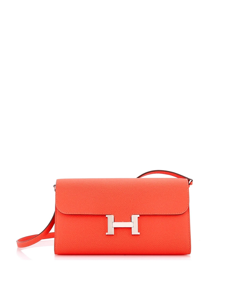Pre-Owned Hermes Constance To Go Wallet Epsom