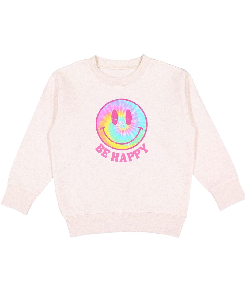 Sweet Wink Be Happy Sweatshirt In Natural