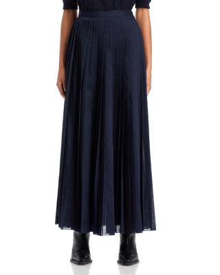 Pleated Maxi Skirt