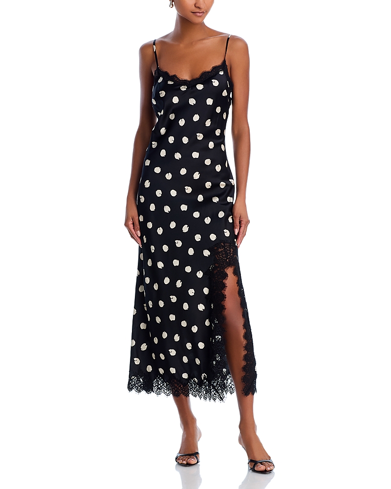 Cara Cara Granada Midi Dress In Spot Black Egret