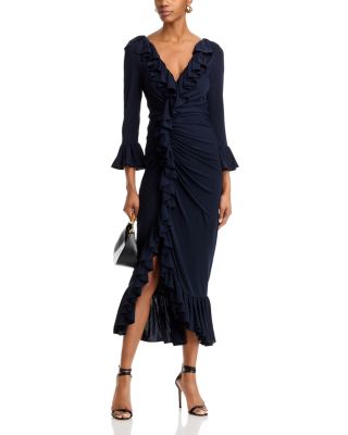 Stacy Ruffled Midi Dress