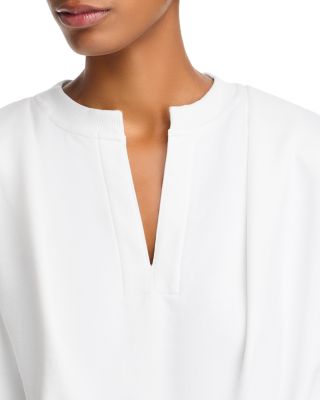 Sleeveless French Terry Top