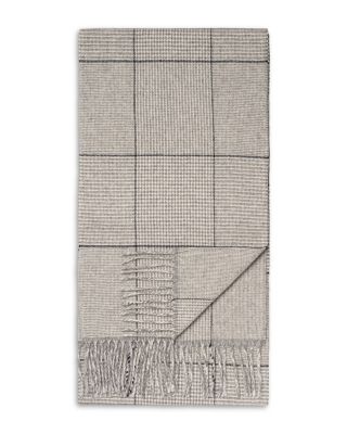 Prince Of Wales Check Cashmere Scarf