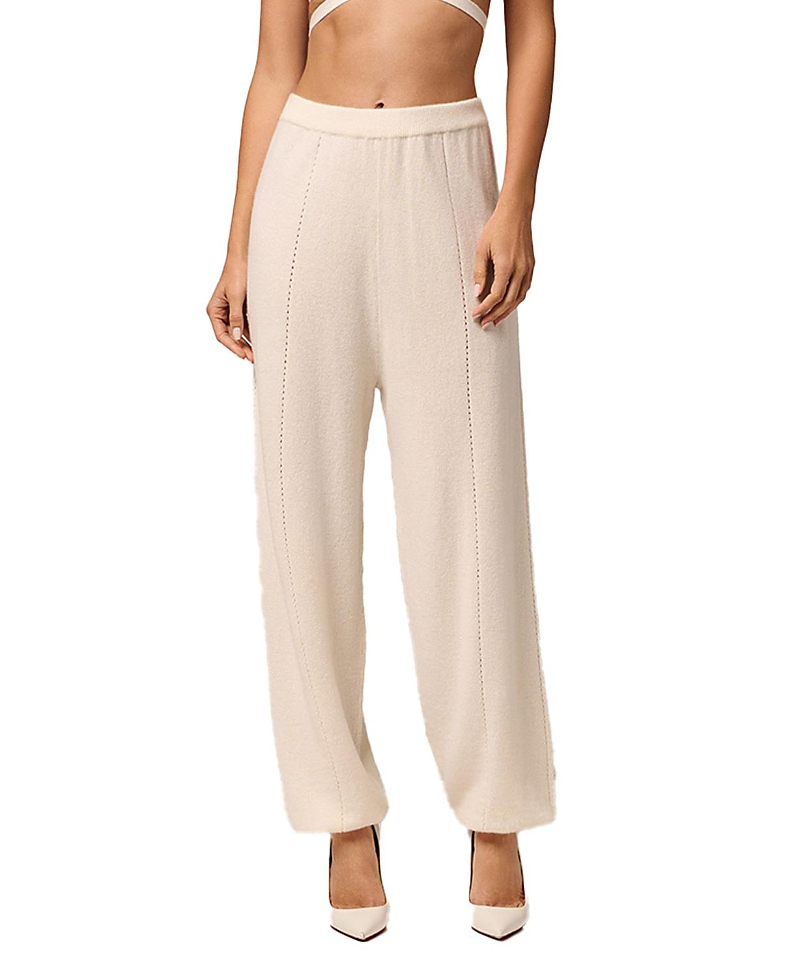 Kiki De Montparnasse Cashmere Balloon Sweatpant In Natural