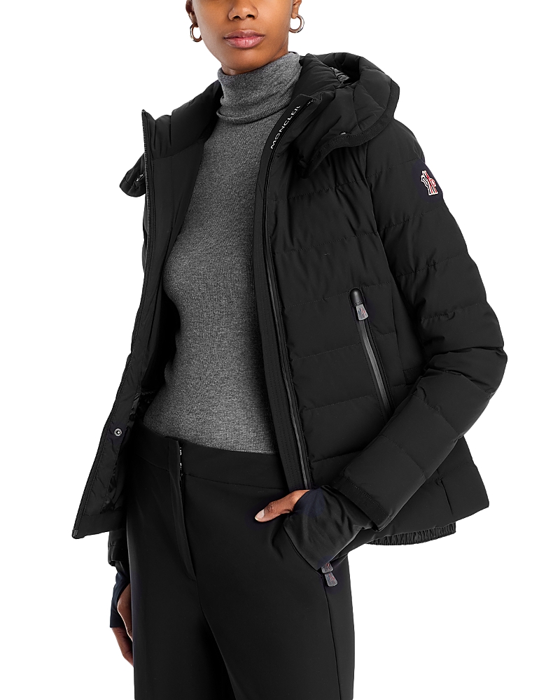 Moncler Lamoura Padded Zip-up Jacket In Black