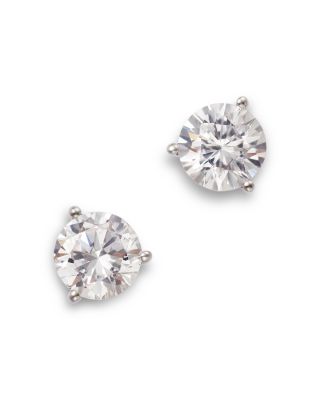 Bloomingdale's Fine Collection - Diamond Stud Earrings in 14K White Gold, 3.0 tcw