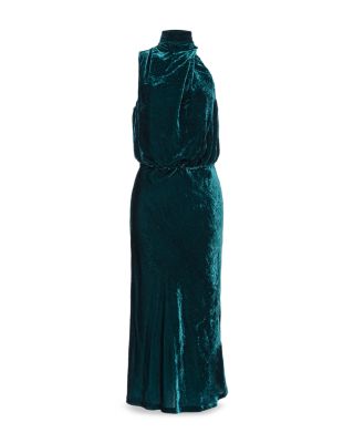 PINKO - Marciac Velvet Midi Dress