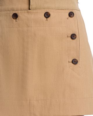 Elli Button Front Skirt