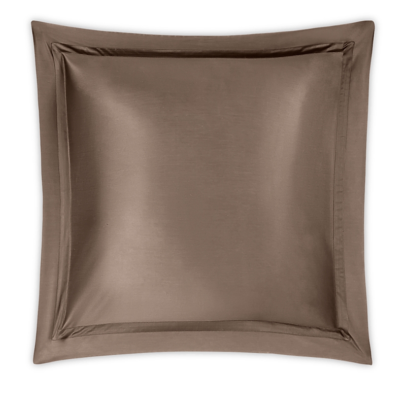 Matouk Nocturne Sateen Euro Sham In Mocha