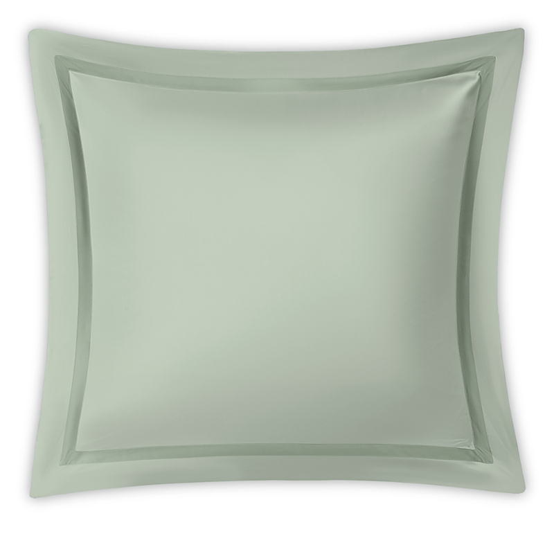 Matouk Nocturne Sateen Euro Sham In Celadon