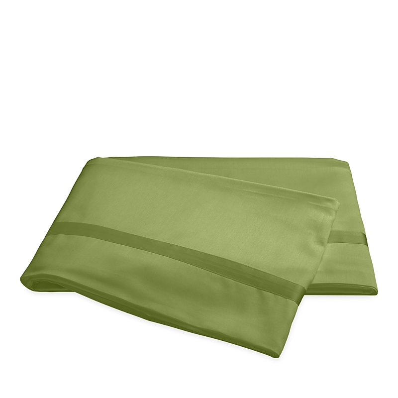 Matouk Nocturne 600 Thread Count Flat Sheet In Grass