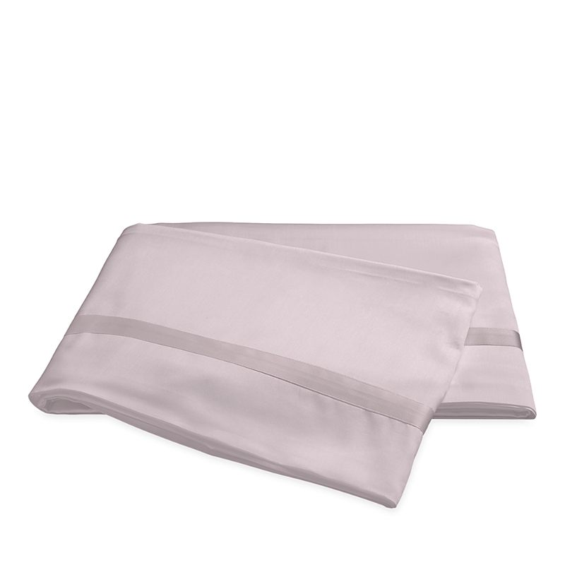 Matouk Nocturne Sateen Flat Sheet, Full/queen In Deep Lilac
