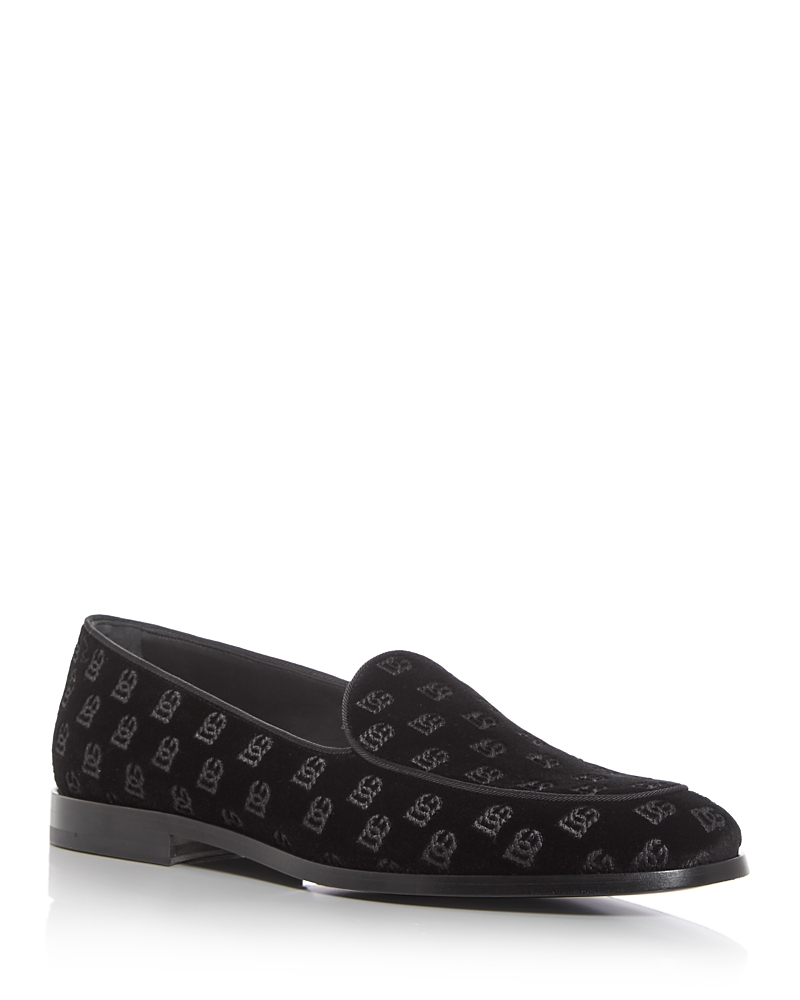 Dolce & Gabbana Suede Loafer In Black