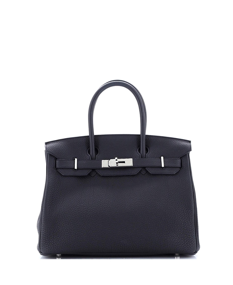 Pre-owned Pre-owned Hermes Hermes Hermes Birkin 30 Handbag Black Togo With Palladium Hardware In Noir
